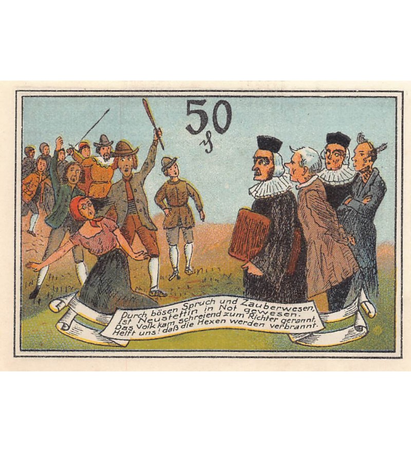 ALLEMAGNE, NEUSTETTIN - 50 PFENNIG 1922