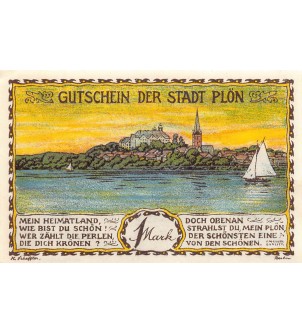 ALLEMAGNE, PLÖN - 1 MARK 1921 2