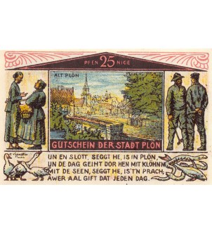 ALLEMAGNE, PLÖN - 25 PFENNIG 1921 2