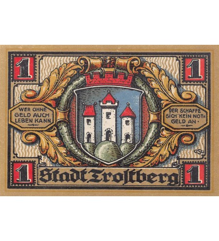 ALLEMAGNE, TROSTBERG - 1 MARK 1920