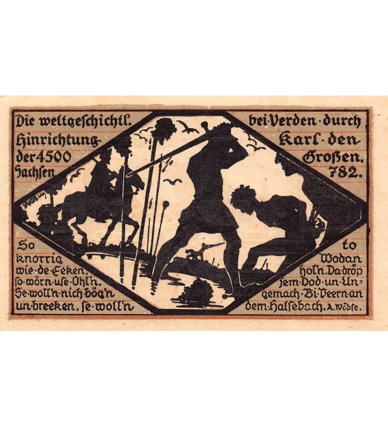 ALLEMAGNE, VERDEN - 1 MARK 1921