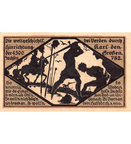 ALLEMAGNE, VERDEN - 1 MARK 1921