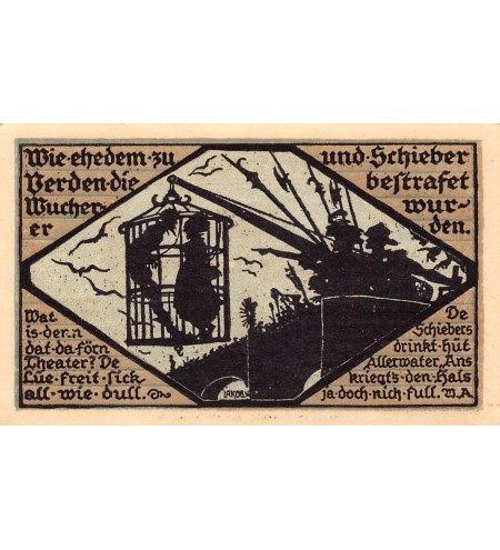 ALLEMAGNE, VERDEN - 50 PFENNIG 1921