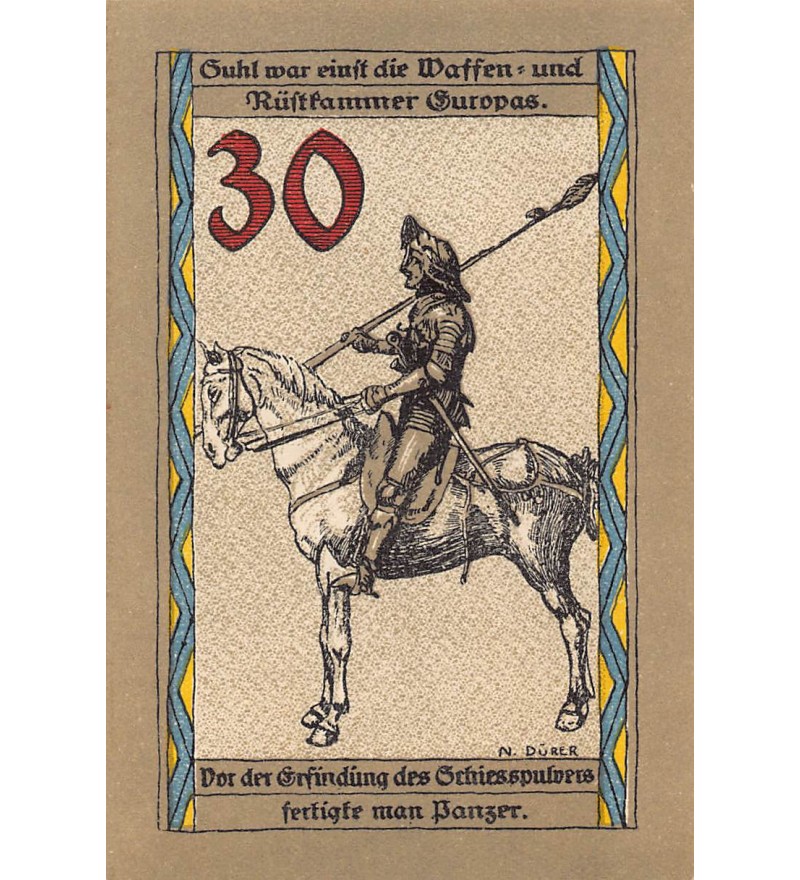 ALLEMAGNE, SUHL - 30 PFENNIG