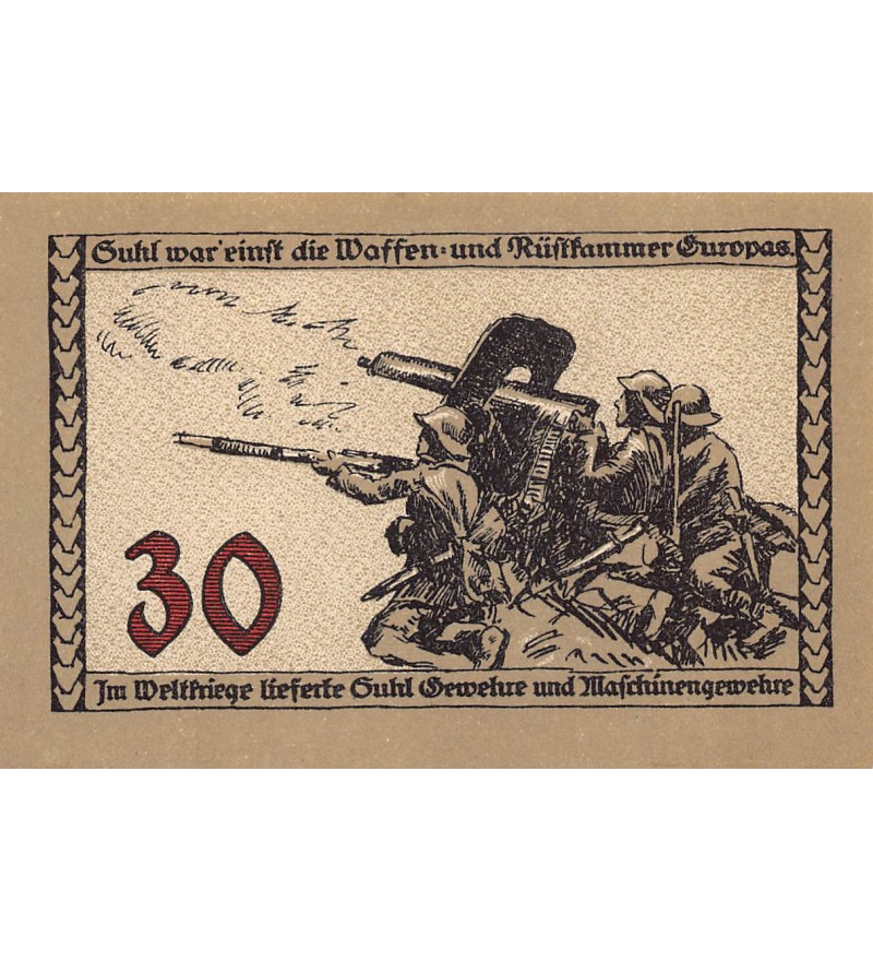 ALLEMAGNE, SUHL - 30 PFENNIG