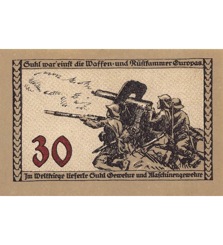 ALLEMAGNE, SUHL - 30 PFENNIG