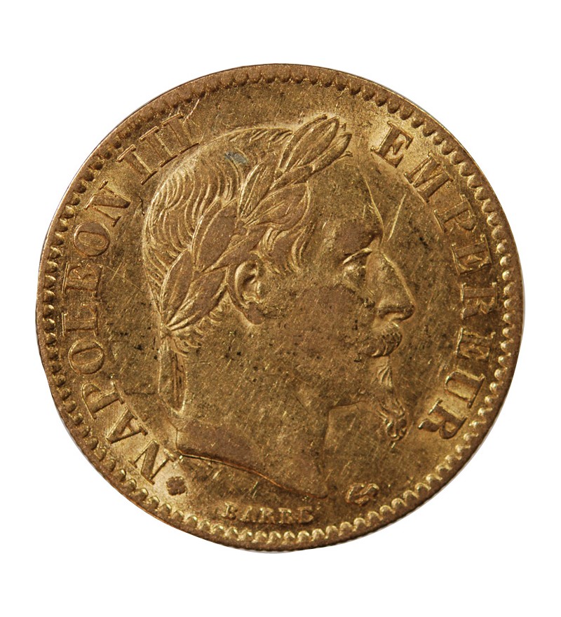 NAPOLEON III - 10 FRANCS OR 1866 BB STRASBOURG