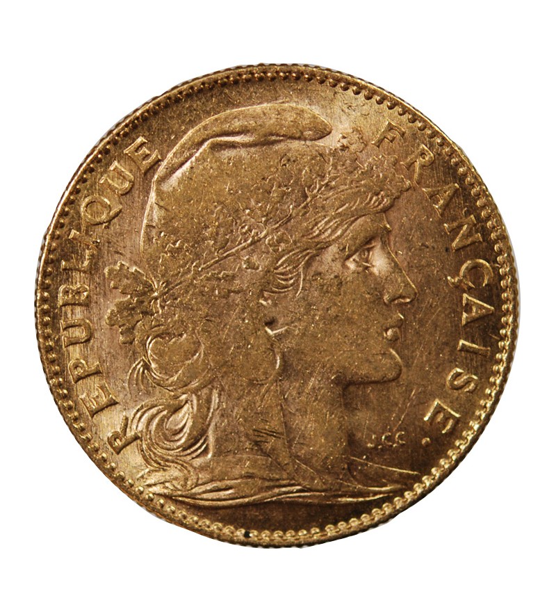 MARIANNE, COQ - 10 FRANCS OR 1911