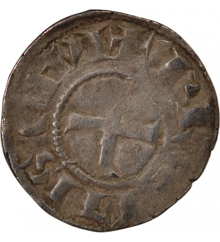DUCHÉ DE BRETAGNE, GUY DE THOUARS - DENIER 1186 / 1213 NANTES