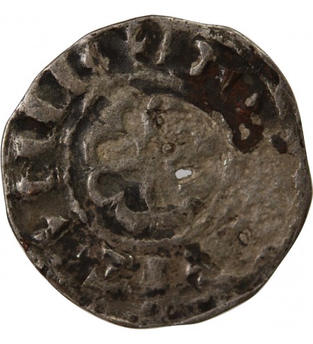 DUCHÉ DE BRETAGNE, GUY DE THOUARS - DENIER 1186 / 1213 RENNES