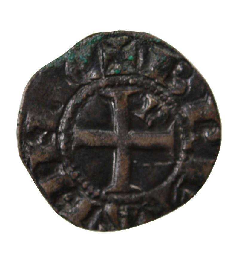 DUCHÉ DE BRETAGNE, JEAN II - DENIER 1286 / 1305 NANTES