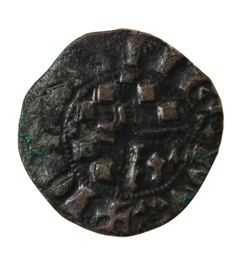 DUCHÉ DE BRETAGNE, JEAN II - DENIER 1286 / 1305 NANTES