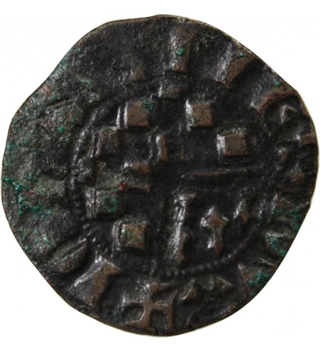 DUCHÉ DE BRETAGNE, JEAN II - DENIER 1286 / 1305 NANTES