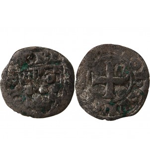 DUCHÉ DE BRETAGNE, JEAN III - DENIER 1312 / 1341 EVRAN 2