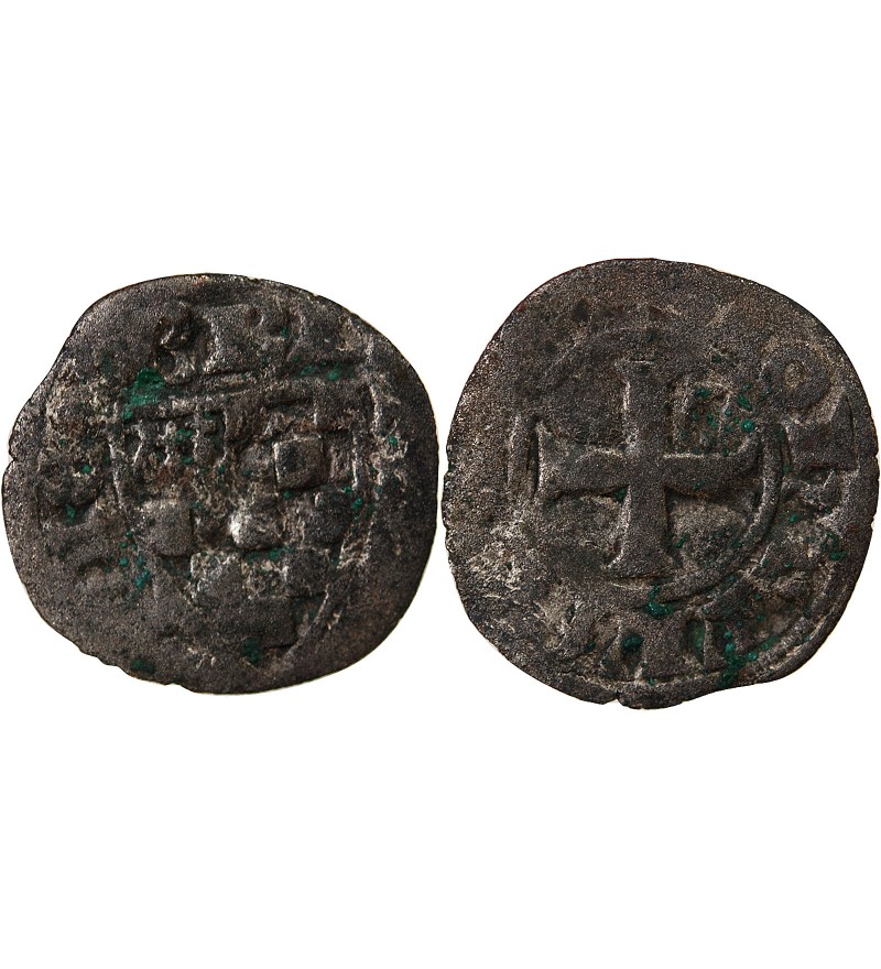 DUCHÉ DE BRETAGNE, JEAN III - DENIER 1312 / 1341 EVRAN