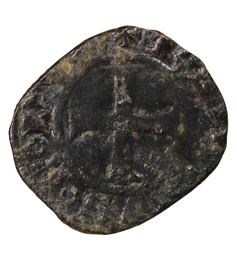 DUCHÉ DE BRETAGNE, CHARLES DE BLOIS - DENIER 1341 / 1364 NANTES