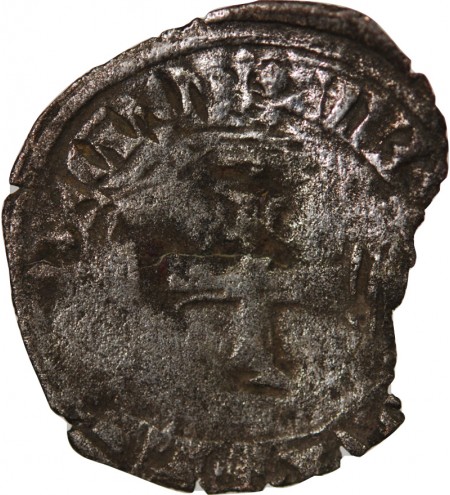DUCHÉ DE BRETAGNE, CHARLES DE BLOIS - DOUBLE DENIER 1341 / 1364