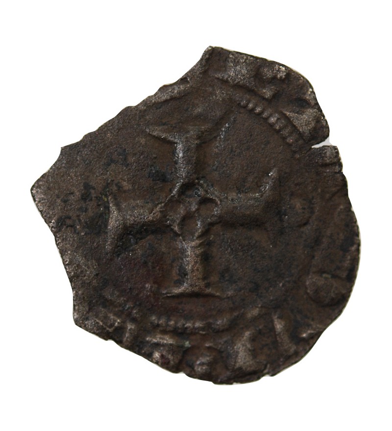 DUCHÉ DE BRETAGNE, CHARLES DE BLOIS - DOUBLE DENIER 1341 / 1364