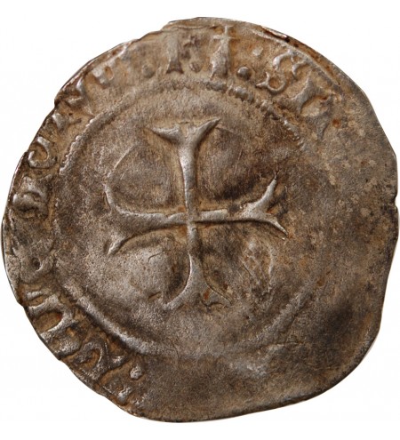 DUCHÉ DE BRETAGNE, FRANÇOIS II - BLANC A LA TARGE 1442 / 1488