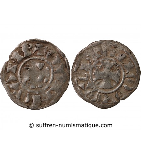 COMTÉ DE PENTHIEVRE, AU NOM D'ETIENNE Ier - DENIER 1093 / 1138 GUINGAMP