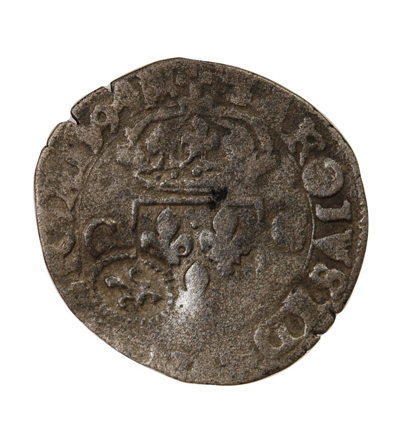 CHARLES X, CARDINAL DE BOURBON - DOUZAIN 1594 CONTREMARQUE