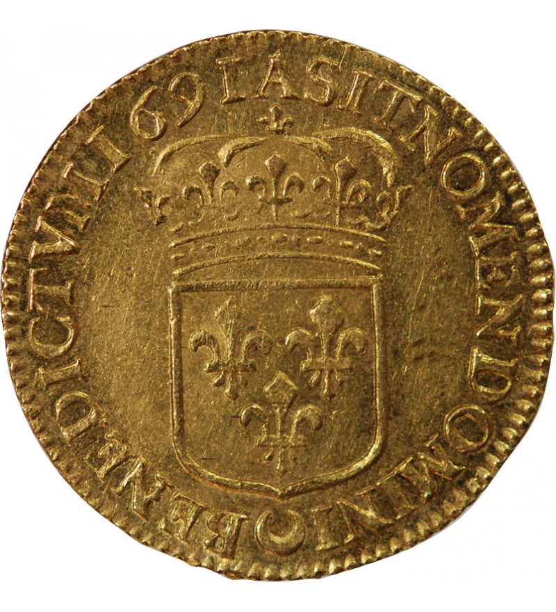 LOUIS XIV - LOUIS D'OR A l'ECU 1691 A PARIS