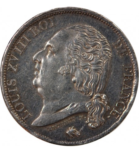 LOUIS XVIII﻿ - 1 FRANC 1822 A PARIS﻿