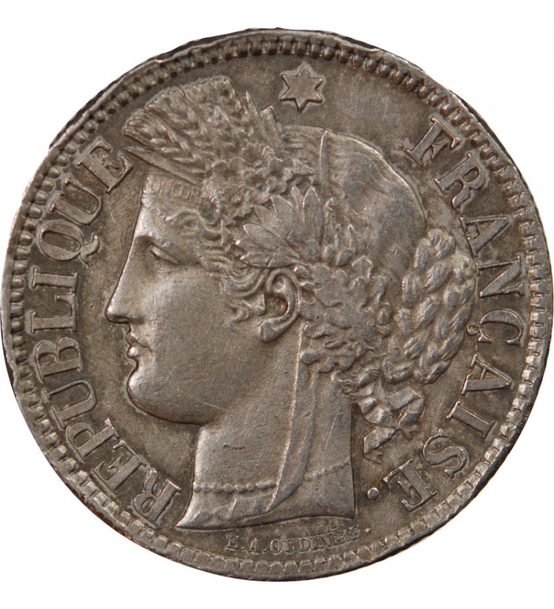 CERES - 2 FRANCS 1870 K BORDEAUX - Sans Légende - Variété Etoile