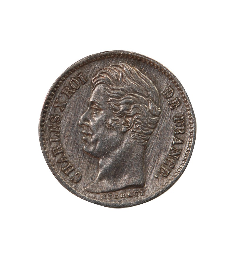 CHARLES X - 1/4 FRANC ARGENT 1827 A PARIS