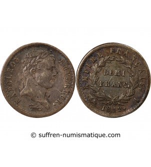 NAPOLEON Ier - 1/2 FRANC ARGENT 1812 I LIMOGES