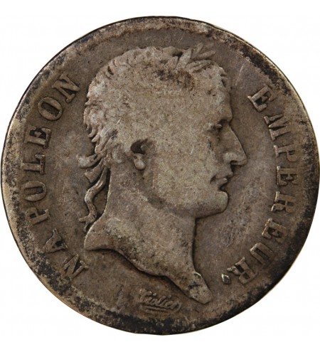 NAPOLEON Ier - 1 FRANC ARGENT 1808 W LILLE Type République