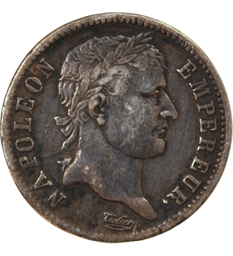 NAPOLEON Ier - 1 FRANC ARGENT 1808 H LA ROCHELLE Type République