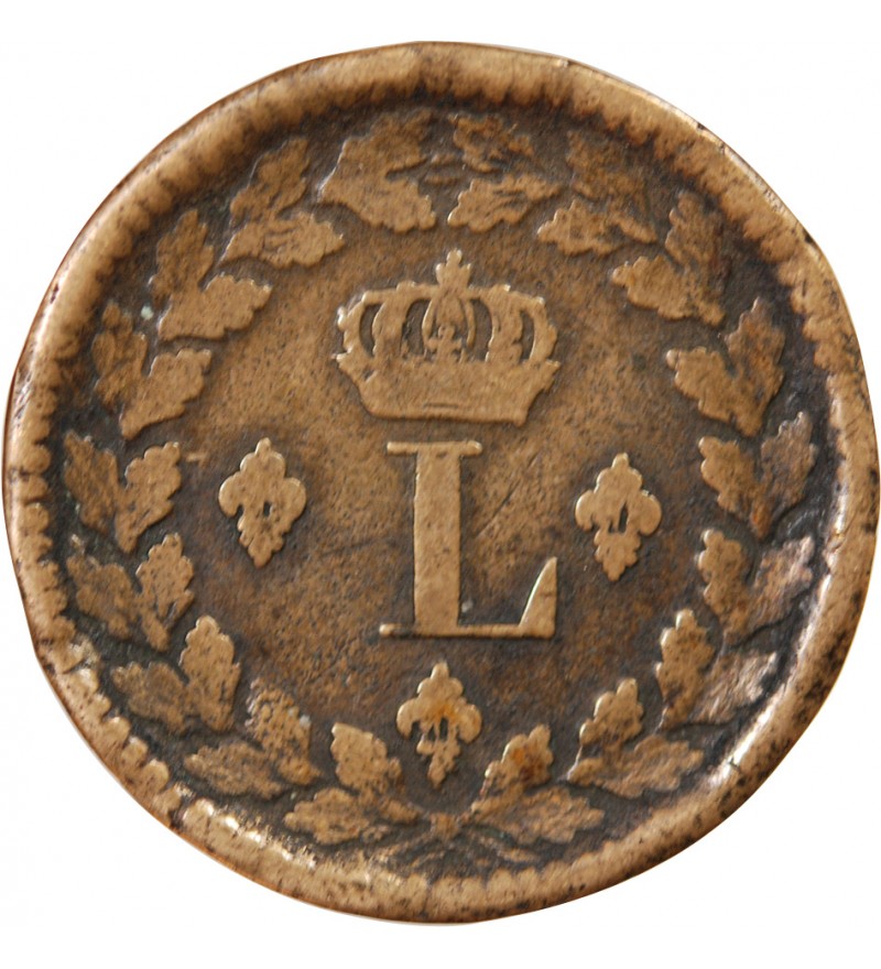 SIEGE DE STRASBOURG, LOUIS XVIII - DECIME 1814. BB