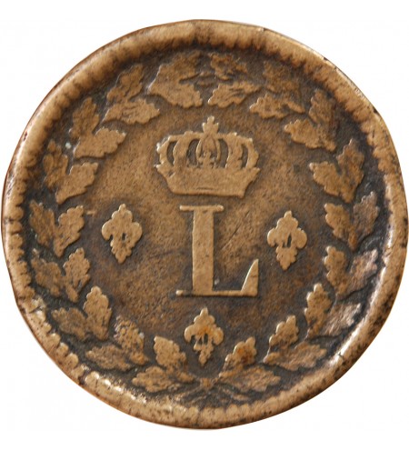 SIEGE DE STRASBOURG, LOUIS XVIII - DECIME 1814. BB