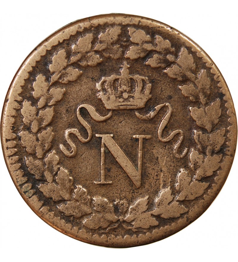 SIEGE DE STRASBOURG, NAPOLEON Ier - DECIME 1814 BB Sans point