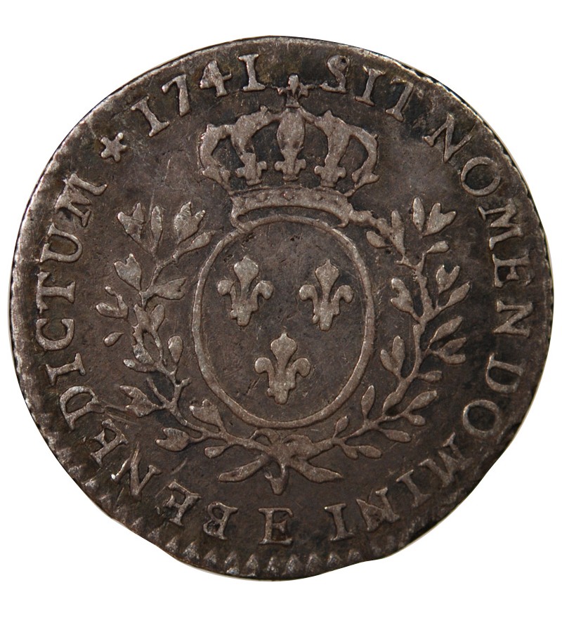LOUIS XV﻿ - 1/10 ECU AU BANDEAU 1741 E TOURS