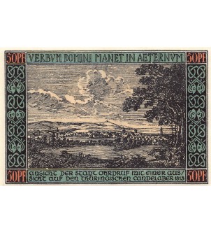 ALLEMAGNE, OHRDRUF - 50 PFENNIG 1921