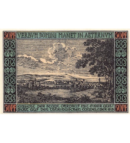 ALLEMAGNE, OHRDRUF - 50 PFENNIG 1921