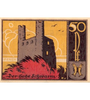 ALLEMAGNE, SAALFELD - 50 PFENNIG 1921