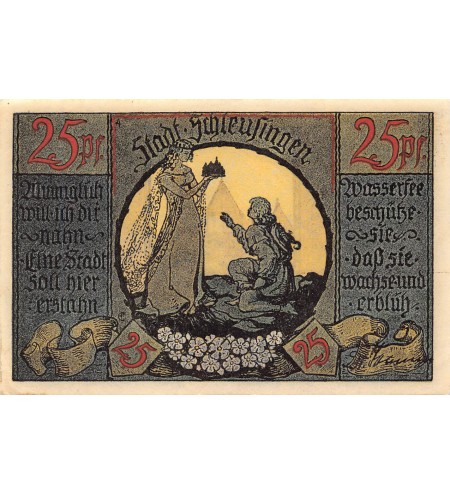 ALLEMAGNE, SCHLEUSINGEN - 25 PFENNIG