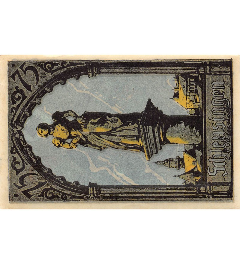 ALLEMAGNE, SCHLEUSINGEN - 75 PFENNIG