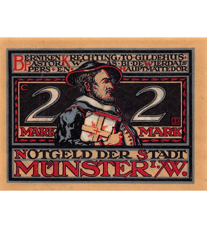 ALLEMAGNE, MÜNSTER - 2 MARK 1921