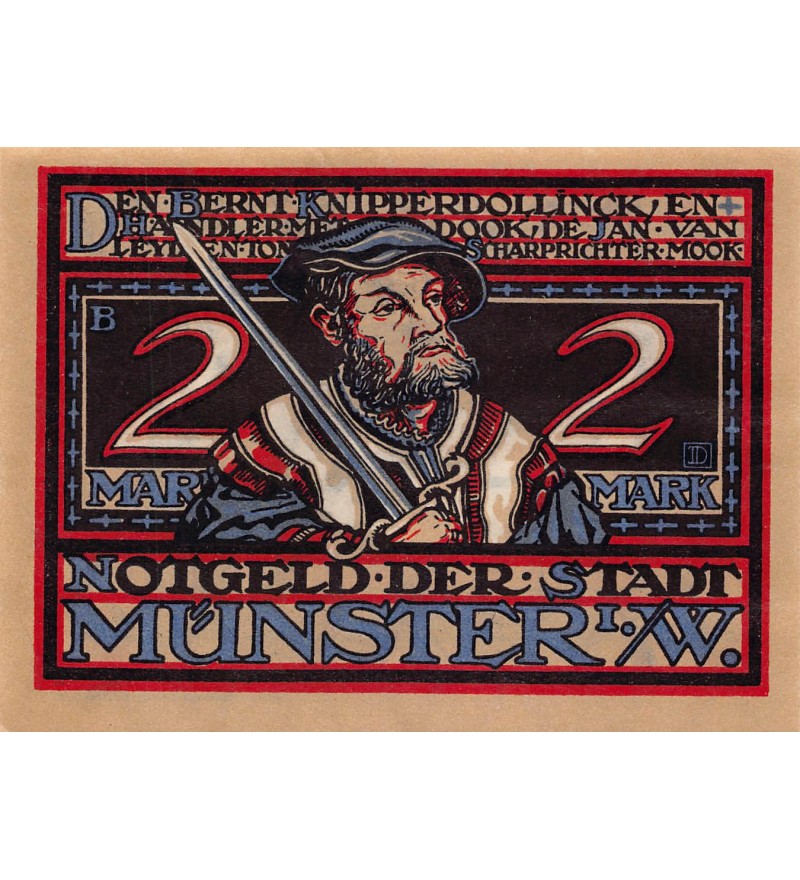 ALLEMAGNE, MÜNSTER - 2 MARK 1921