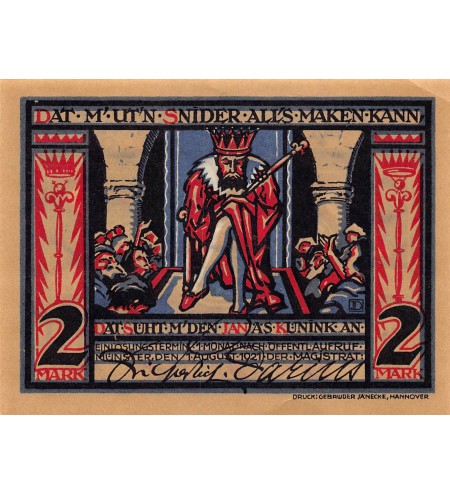 ALLEMAGNE, MÜNSTER - 2 MARK 1921