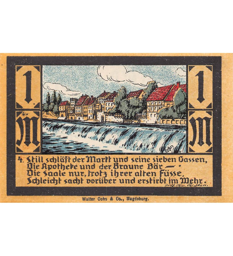 ALLEMAGNE, CALBE - 1 MARK