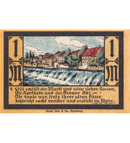 ALLEMAGNE, CALBE - 1 MARK