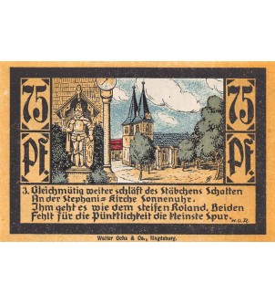 ALLEMAGNE, CALBE - 75 PFENNIG