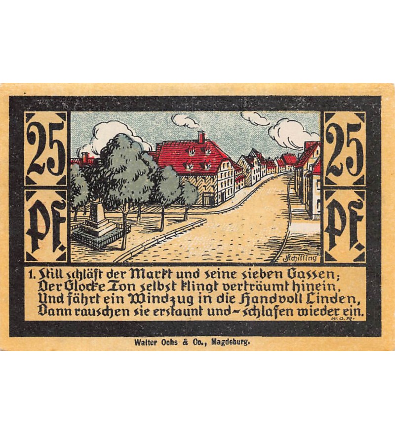 ALLEMAGNE, CALBE - 25 PFENNIG