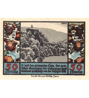 ALLEMAGNE, SCHWARZBURG - 50 PFENNIG 1922 2