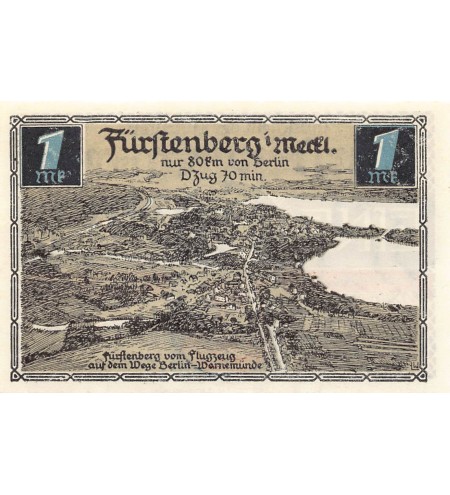 ALLEMAGNE, FÜRSTENBERG - 1 MARK 1921